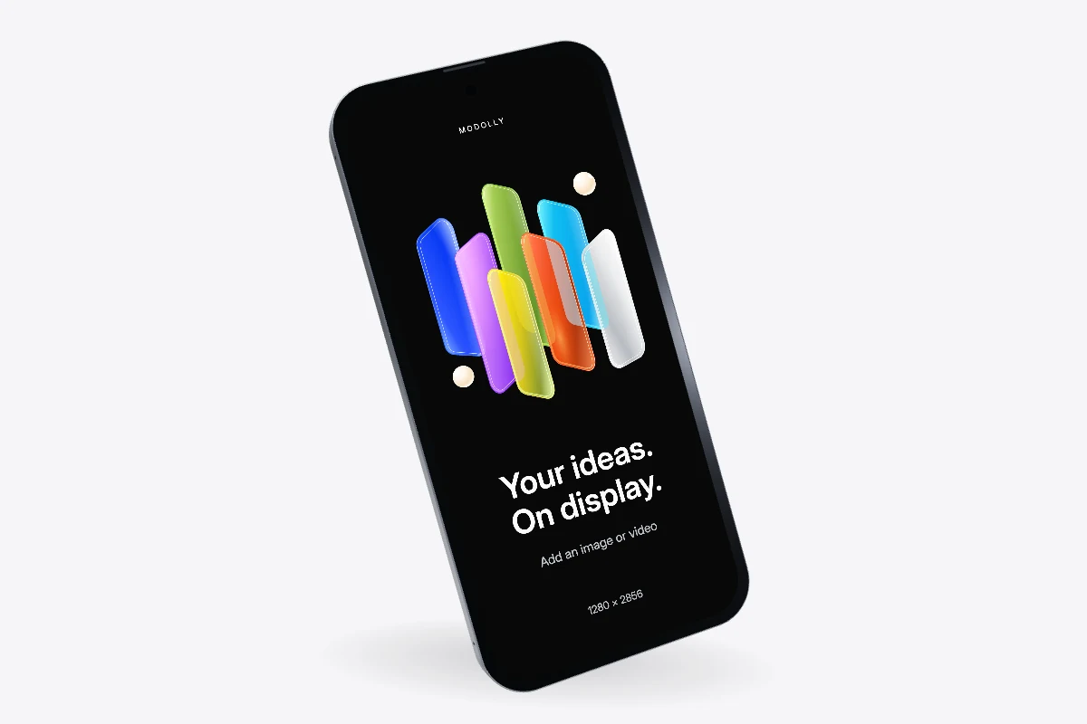 A Google Pixel showing the PRISM default wallpaper on a neutral light gray background